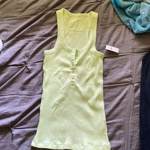 Lime Green Tank Top